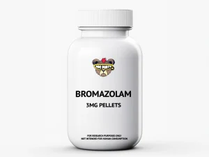 pelety s obsahom 3 mg bromazolamu