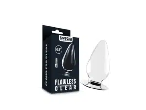 LOVE TOY FLAWLESS CLEAR ANAL PLUG 11.5 CM