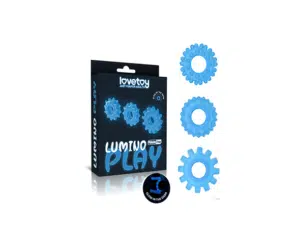 LUMINO PLAY COCKRING SET VAN 3 GLOW IN THE DARK