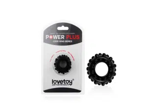 POWERPLUS FLEXIBLE COCK RING BLACK (RIB)