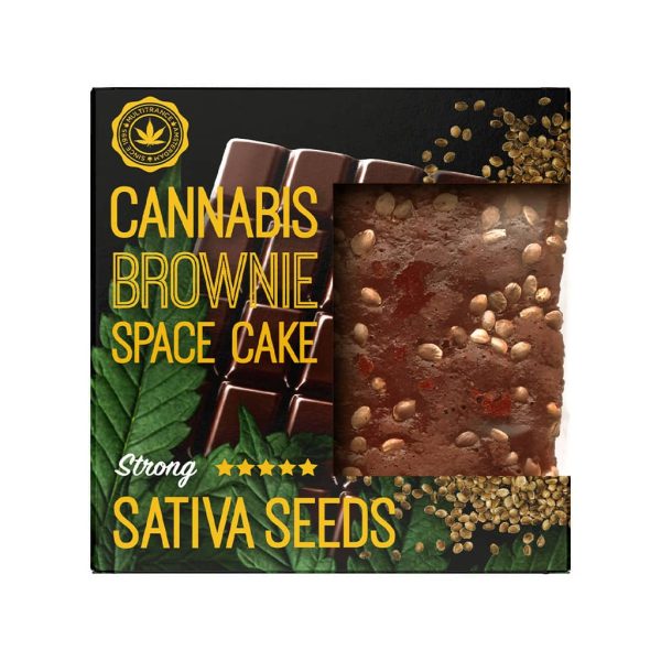 Cannabis Brownie Space Cake - Sativa Seeds