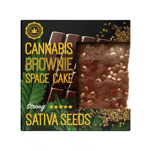 Cannabis Brownie Space Cake - Sativa Seeds