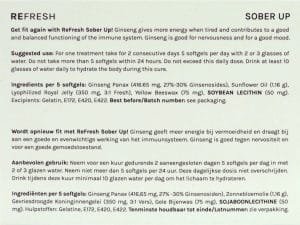 achterkant sober up Kopen? | Zeer scherpe prijzen | ABCParty