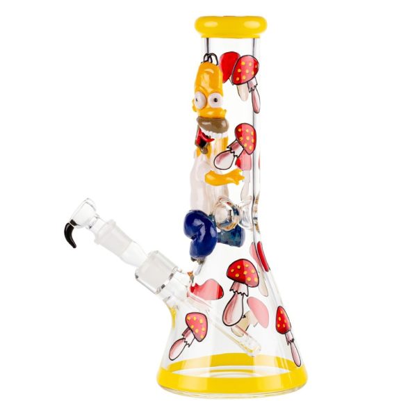 Donut Lover Homer Simpson Glass Bong - 18.8 mm - Afbeelding 3