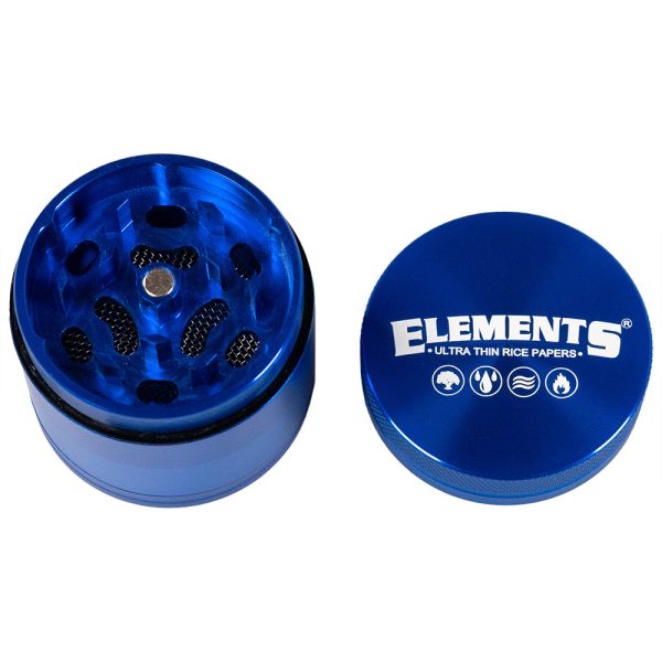 Elements Blue Grinder Mini - 4 part - Afbeelding 4