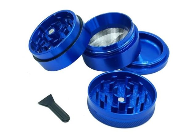 Elements Blue Grinder Large - 4 part - Afbeelding 3