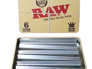 raw kingsize 6 cone tin case Kopen? | Zeer scherpe prijzen | ABCParty