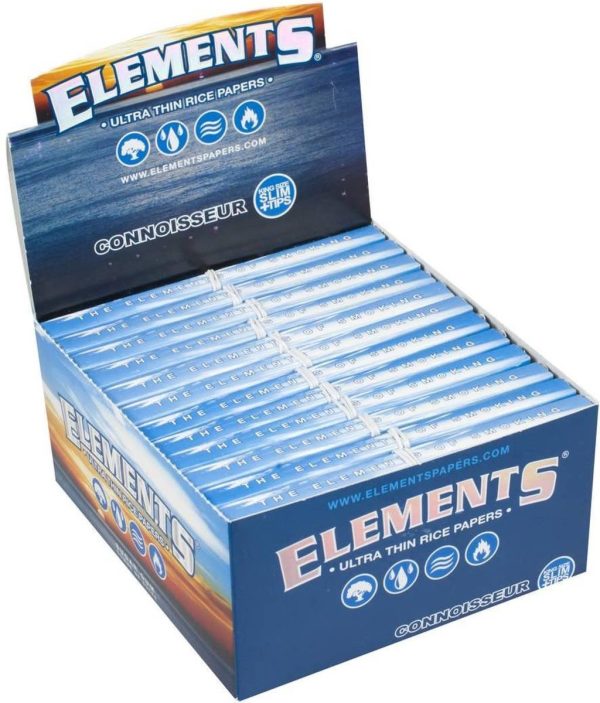 Elements Connoisseur - Kingsize Slim + Tips Menge: Box - Bild 2