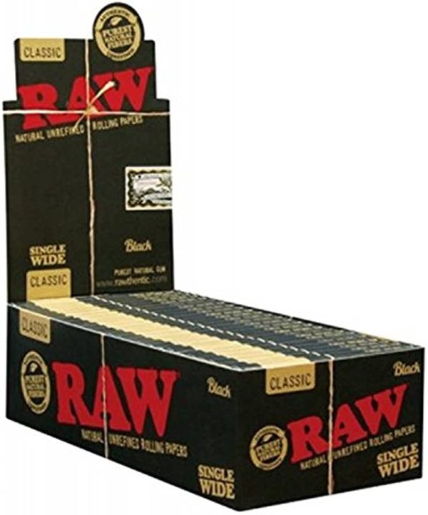 Papiery RAW Black – pojedyncza szerokość Ilość: Pudełko – Zdjęcie 2