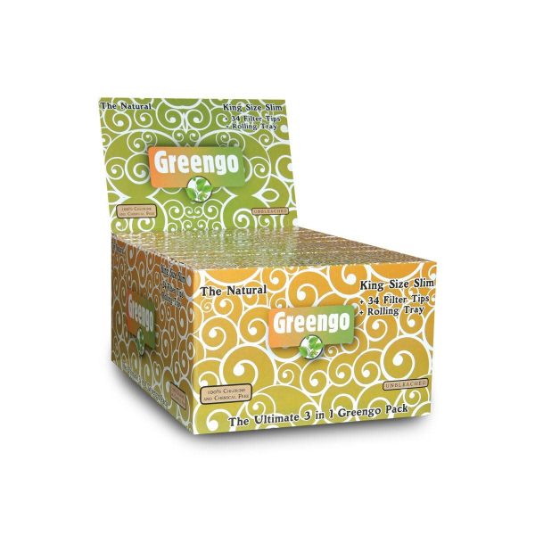 GreenGo Ultimate Tray Pack — Kingsize Slim + Tip Количество: 3 шт. — Изображение XNUMX