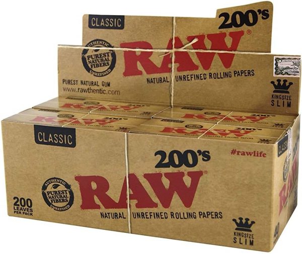 RAW Classic Papers 200-er - Kingsize Slim Antall: Enkeltpakke - Bilde 2
