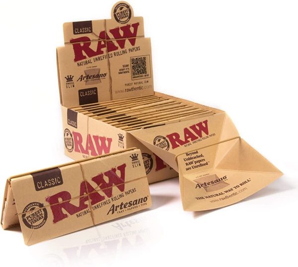 RAW Artesano - Kingsize Slim + Tips Menge: Box - Bild 3