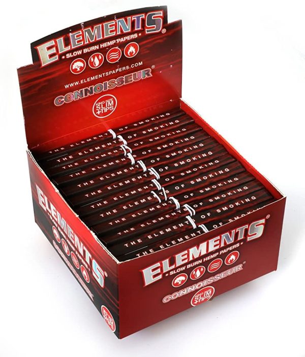 Elements Red Connoisseur - Kingsize Slim + Tips Menge: Einzelpackung - Bild 2