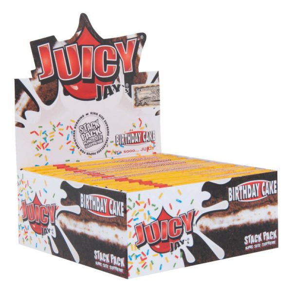 Juicy Jays bursdagspapir - Kingsize Slim Antall: Enkeltpakke - Bilde 2