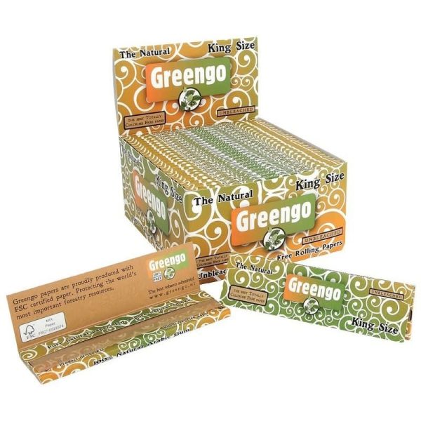 GreenGo Papers Unbleached - Kingsize Aantal : Doos - Afbeelding 2