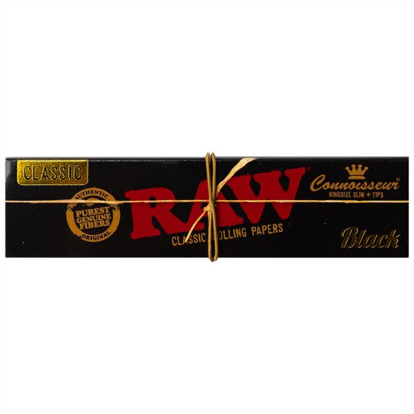 RAW Black Connoisseur - Kingsize Slim + Tupper Antall: Enkeltpakning