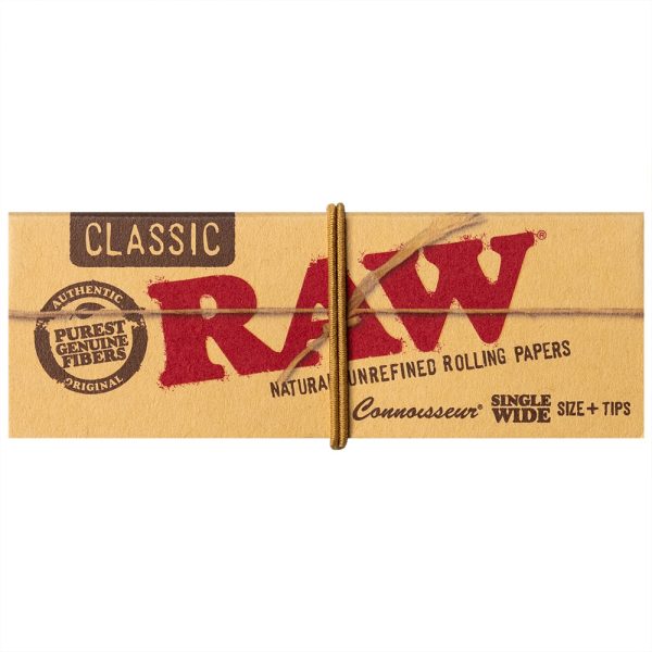 RAW Connoisseur - Single Wide + Tips Aantal : Doos