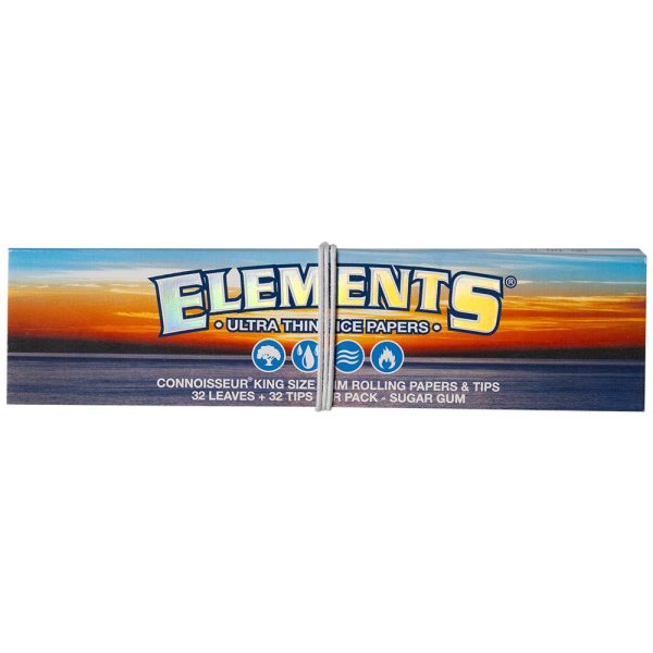 Elements Connoisseur - Kingsize Slim + Tips Menge: Box