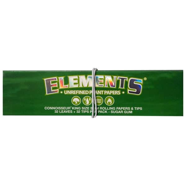 Elements Green Connoisseur - Kingsize Slim + Tips Количество: одна упаковка
