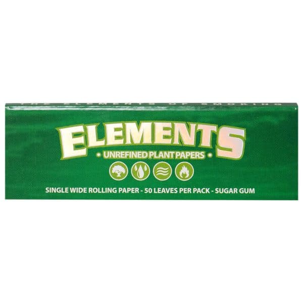 Elements Green Papers - Single Wide Quantity: Loose Packet