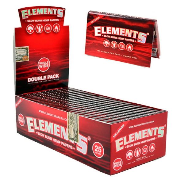 Elements Red Papers - Single Wide Double Aantal : Doos - Afbeelding 2