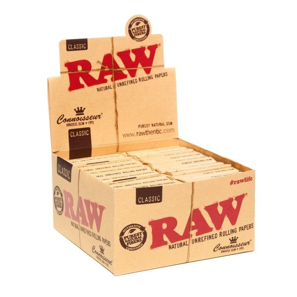 RAW Connoisseur - Kingsize Slim + Tips Количество: Коробка - Изображение 3