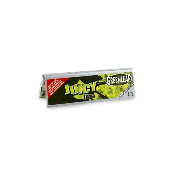 Papier à rouler Juicy Jays Fine Green Leaf - 1 1/4 Quantité : Paquet en vrac
