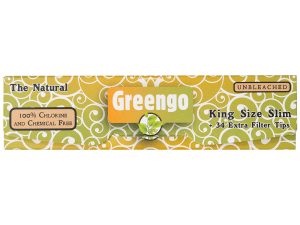 Buy Greengo Papers Unbleached Kingsize Slim 34 Filter 1? | Very competitive prices | ABCParty