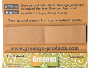 Buy Greengo Papers Unbleached Kingsize Slim 34 Filter? | Very competitive prices | ABCParty