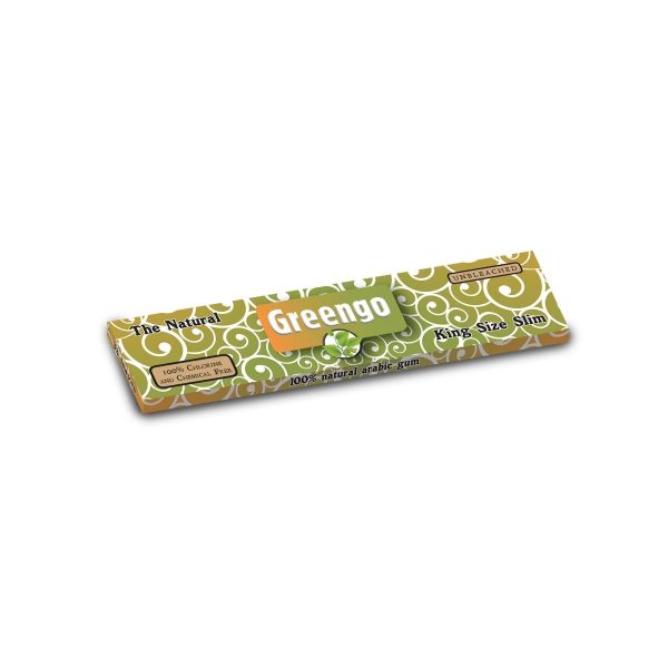 GreenGo Papers Unbleached - Kingsize Slim Aantal : Doos - Afbeelding 2