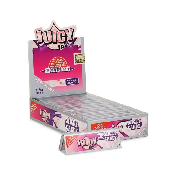 Papeles de caramelo pegajosos finos Juicy Jays - 1 1/4 Cantidad: Paquete individual - Imagen 2