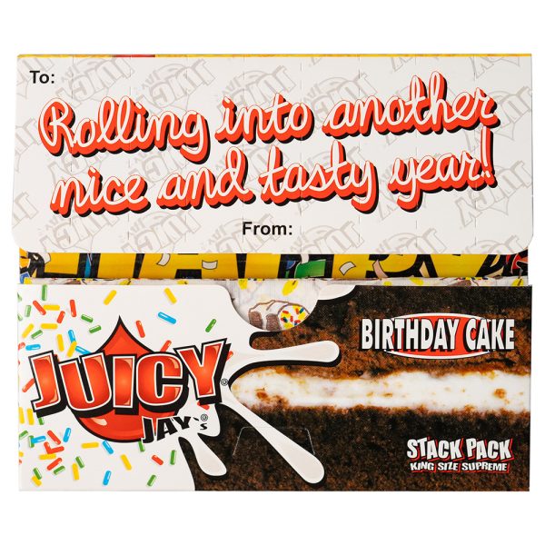 Juicy Jays bursdagspapir - Kingsize Slim Antall: Enkeltpakke