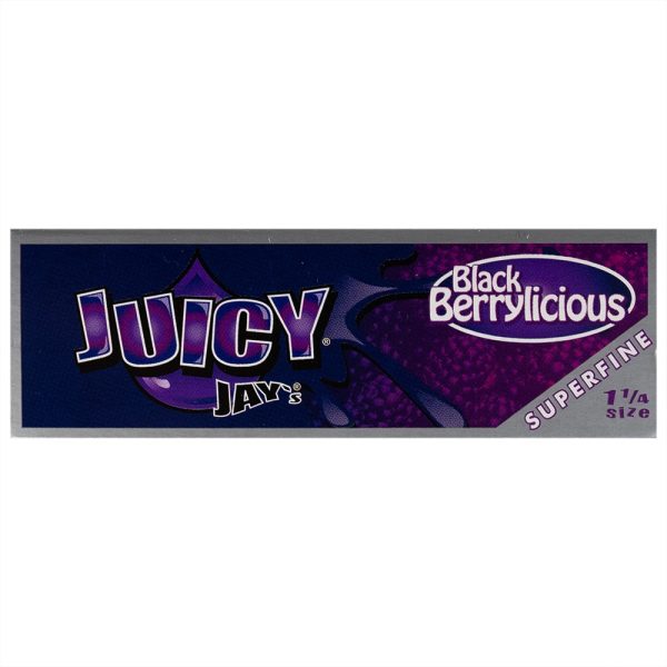 Papiers à rouler Juicy Jays Fine Blackberry - 1 1/4 Quantité : Paquet en vrac