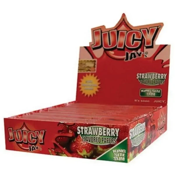 Juicy Jays Raspberry - Kingsize Slim Ποσότητα: Κουτί - Εικόνα 2