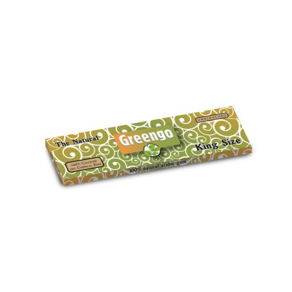 GreenGo Papers Unbleached - Kingsize Aantal : Doos