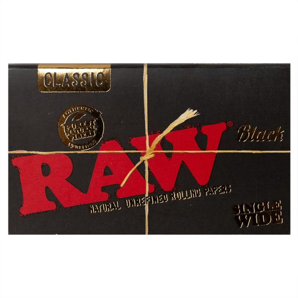 Бумага RAW Black Papers - одинарная ширина, двойной формат, количество: коробка