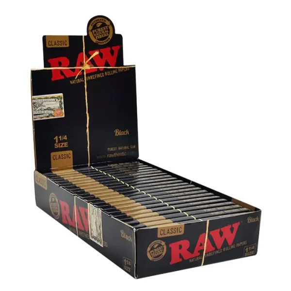 RAW Black Papers - 1 1/4 Aantal : Doos - Afbeelding 2