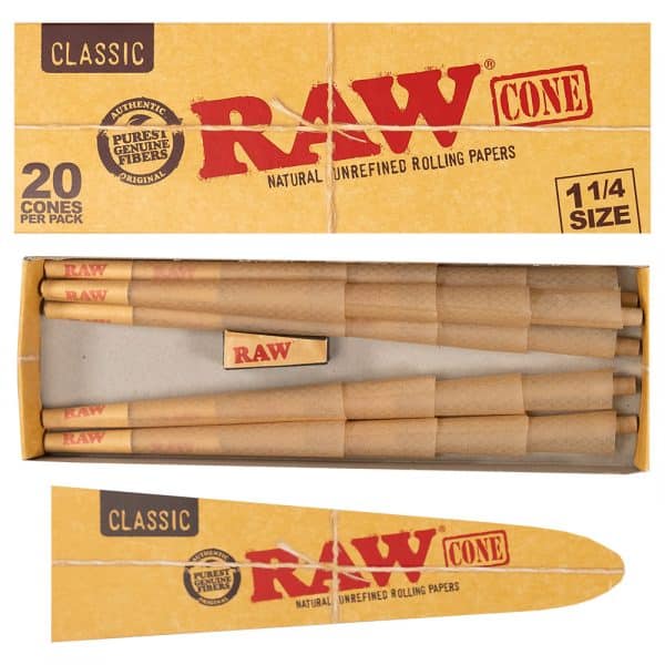 RAW Cones - 1 1/4 - 20 Cones - Afbeelding 2