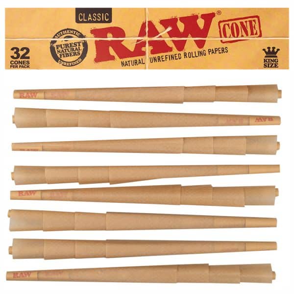 RAW Cones - Kingsize - 32 Cones - Afbeelding 2