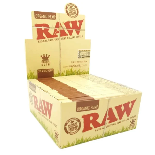 Бумага RAW Organic Papers - Kingsize Slim Количество: 2 шт. Упаковка - Изображение XNUMX