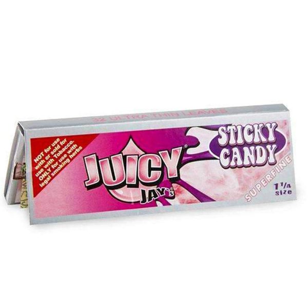 Papeles de caramelo pegajosos finos Juicy Jays - 1 1/4 Cantidad: Paquete suelto