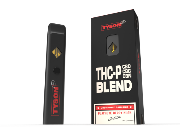 Mike Tyson 2.0 THC-P Vapes - 2ml Blackeye Berry Kush - Afbeelding 4